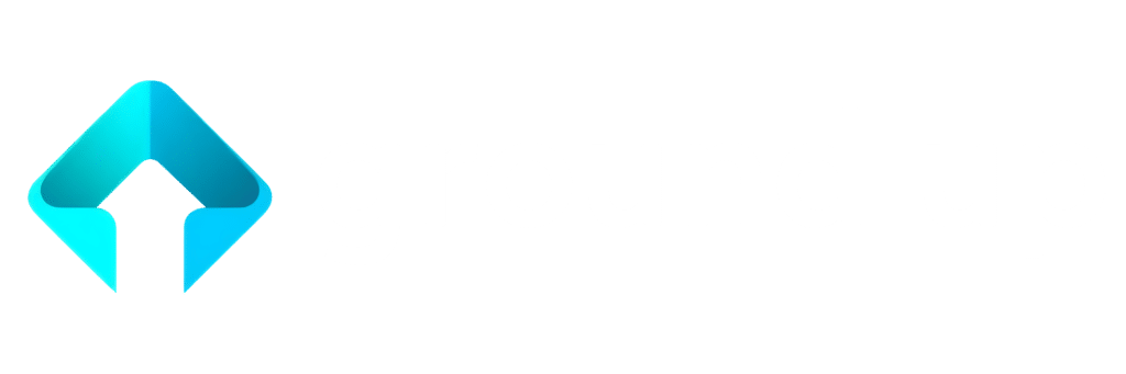 ground up logo white